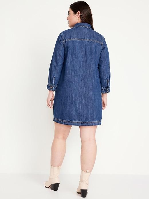 Jean Popover Shirt Dress Product Image