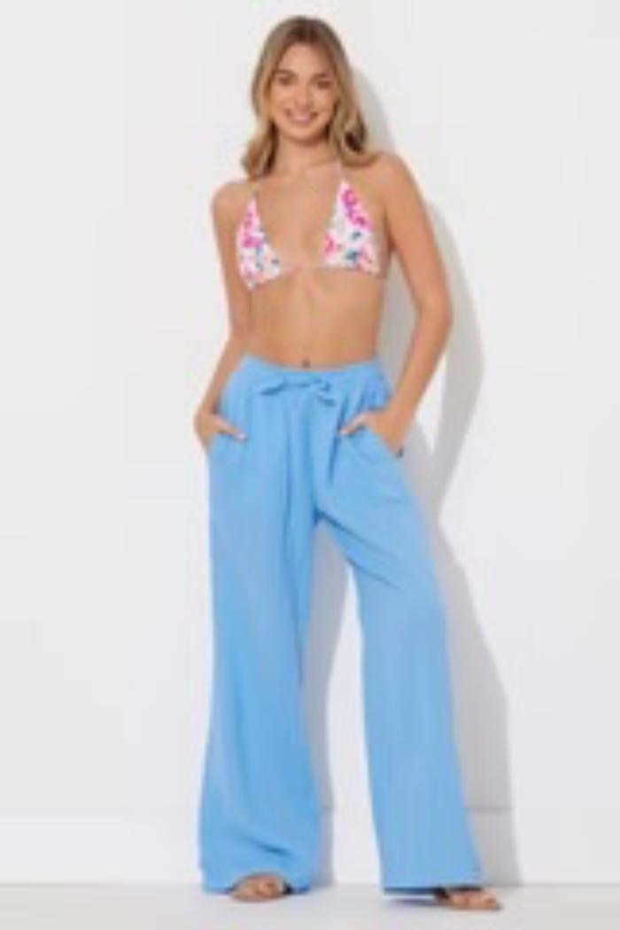 Gauze Wide Leg Pant Product Image