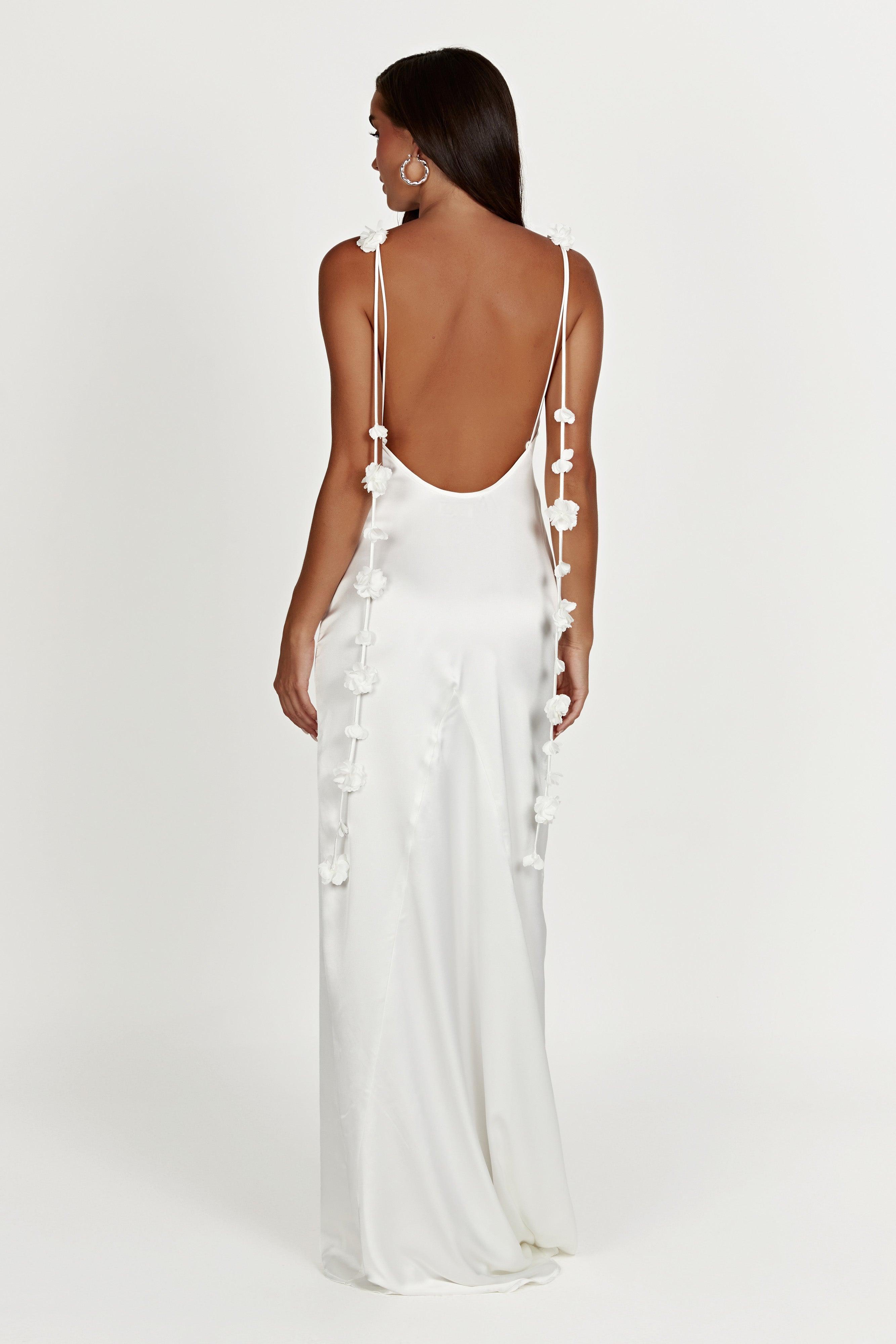 Elenora Rose Gown - White Product Image