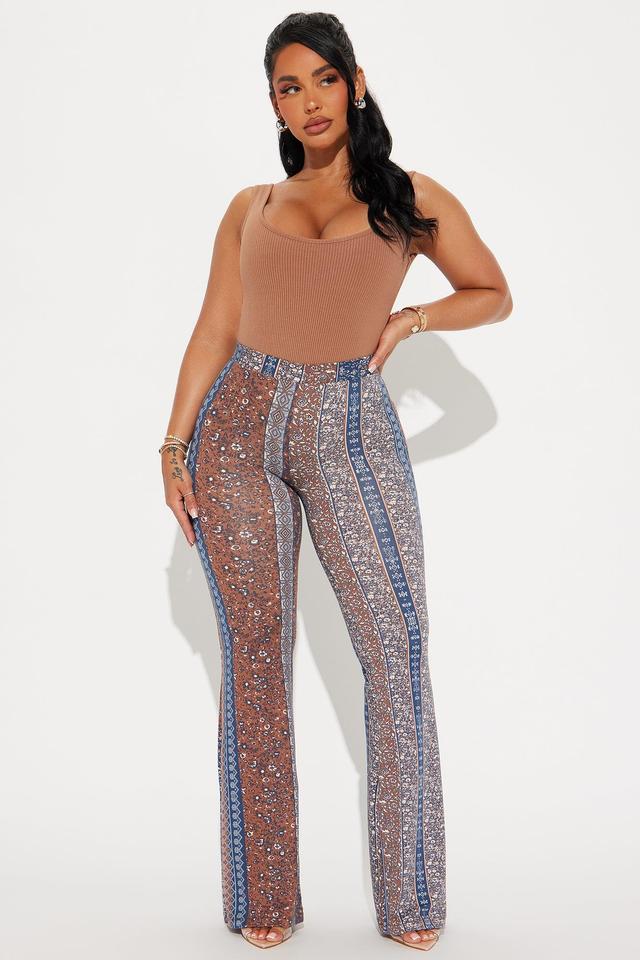 Daisy Flare Pant - Blue/combo Product Image