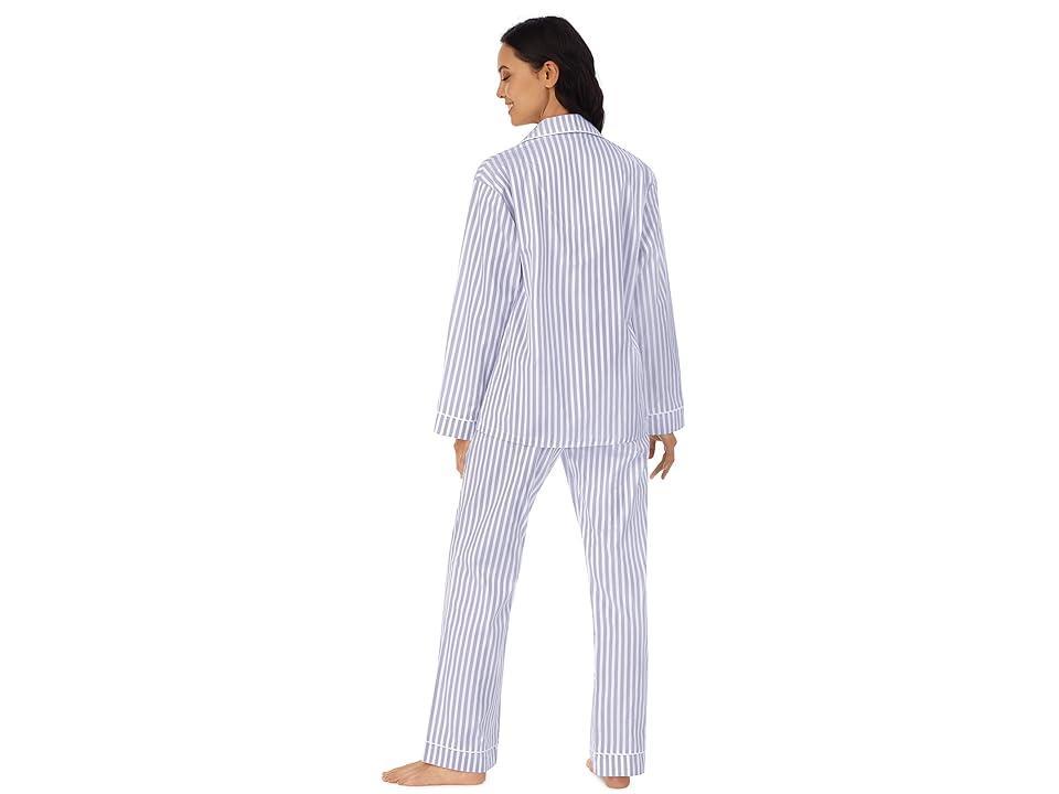 BedHead Pajamas 3D Stripe Organic Cotton Sateen Pajamas Product Image