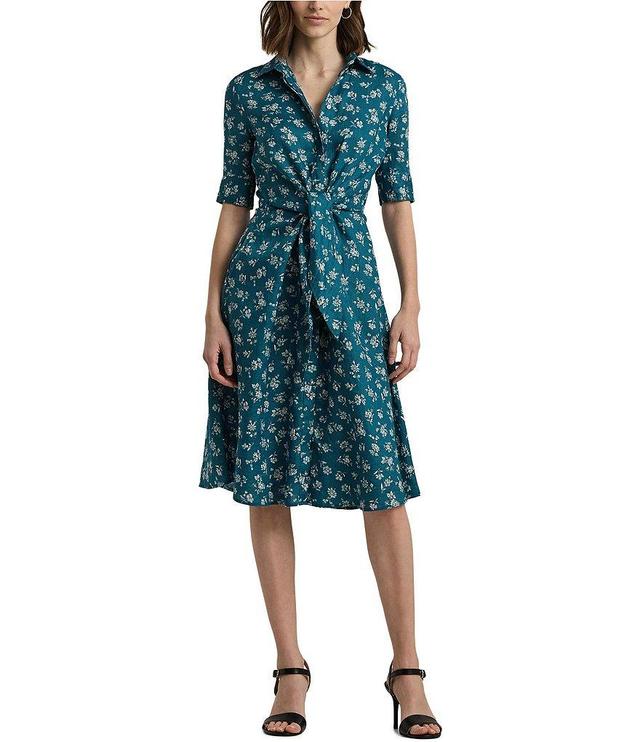 Lauren Ralph Lauren Ditzy Floral Knee Length Dress Product Image