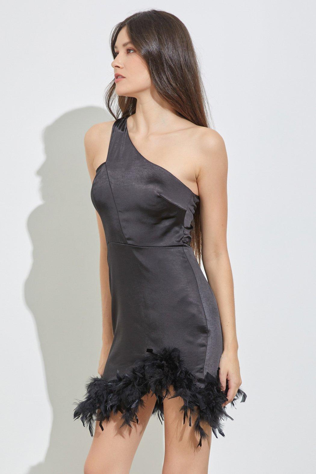 One Shoulder Dress Product Image