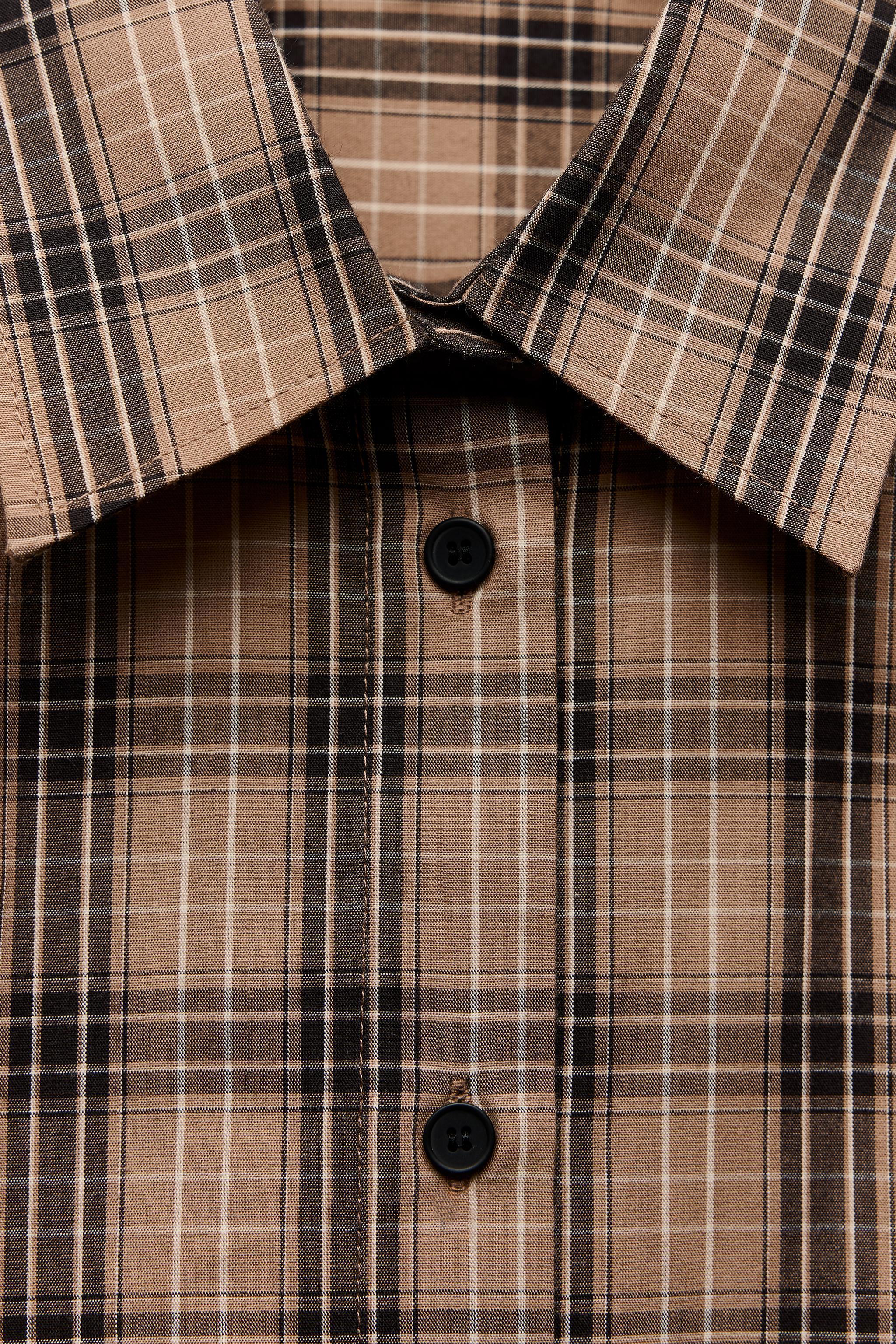 OVERSIZED PLAID SHIRT Product Image