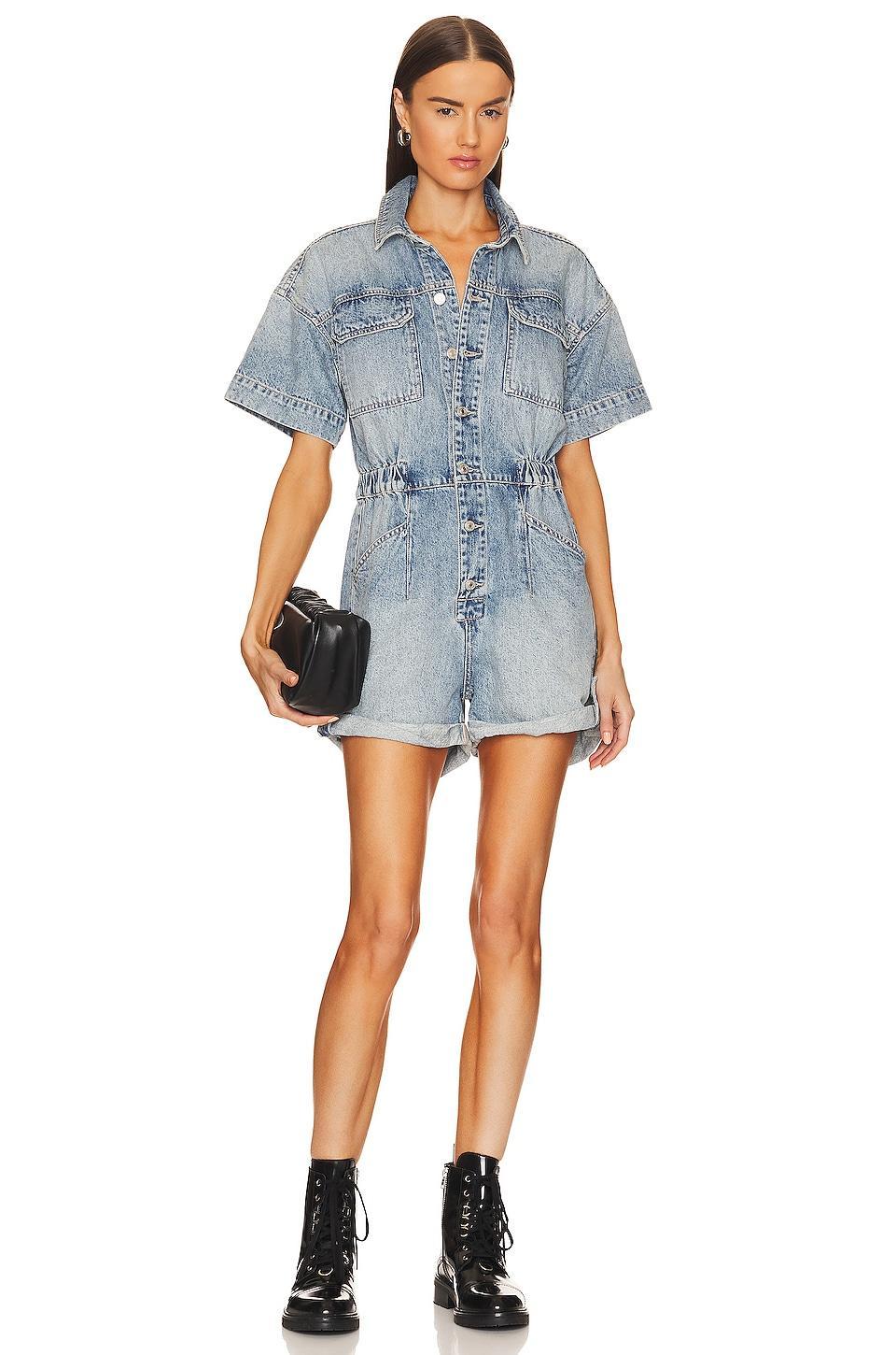 x We The Free Marci Cuffed Shortall Free People Product Image