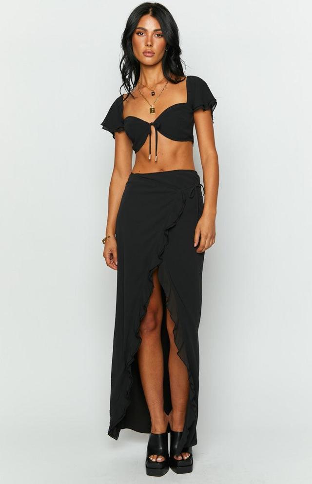 Jay Black Midi Skirt Product Image