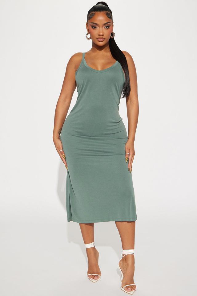 Hollie Midi Dress - Green Product Image