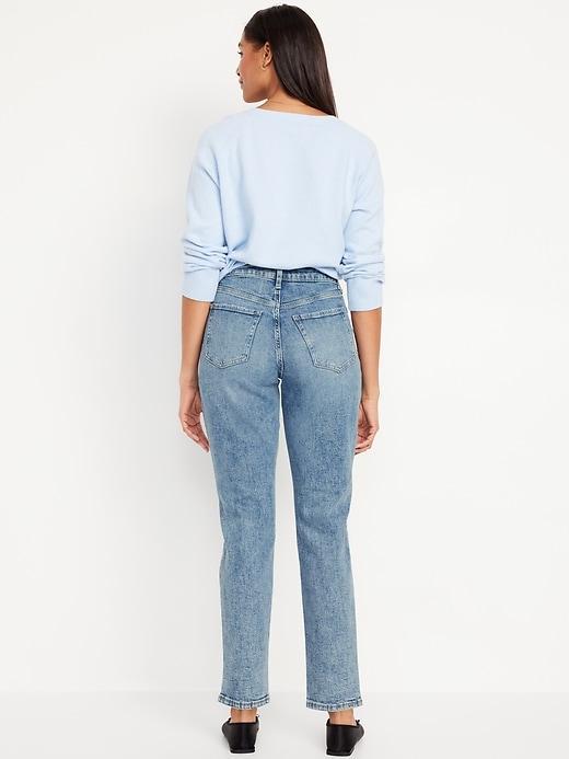 Curvy High-Waisted OG Straight Ankle Jeans Product Image