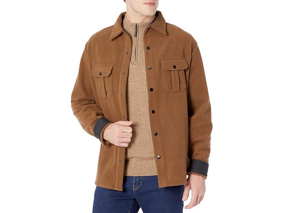 Smartwool Anchor Line Shirt Jacket (Whiskey) Men's Clothing Product Image