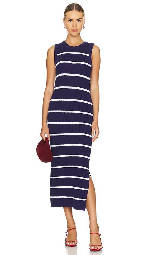 Emma Stripe Midi Dress Product Image