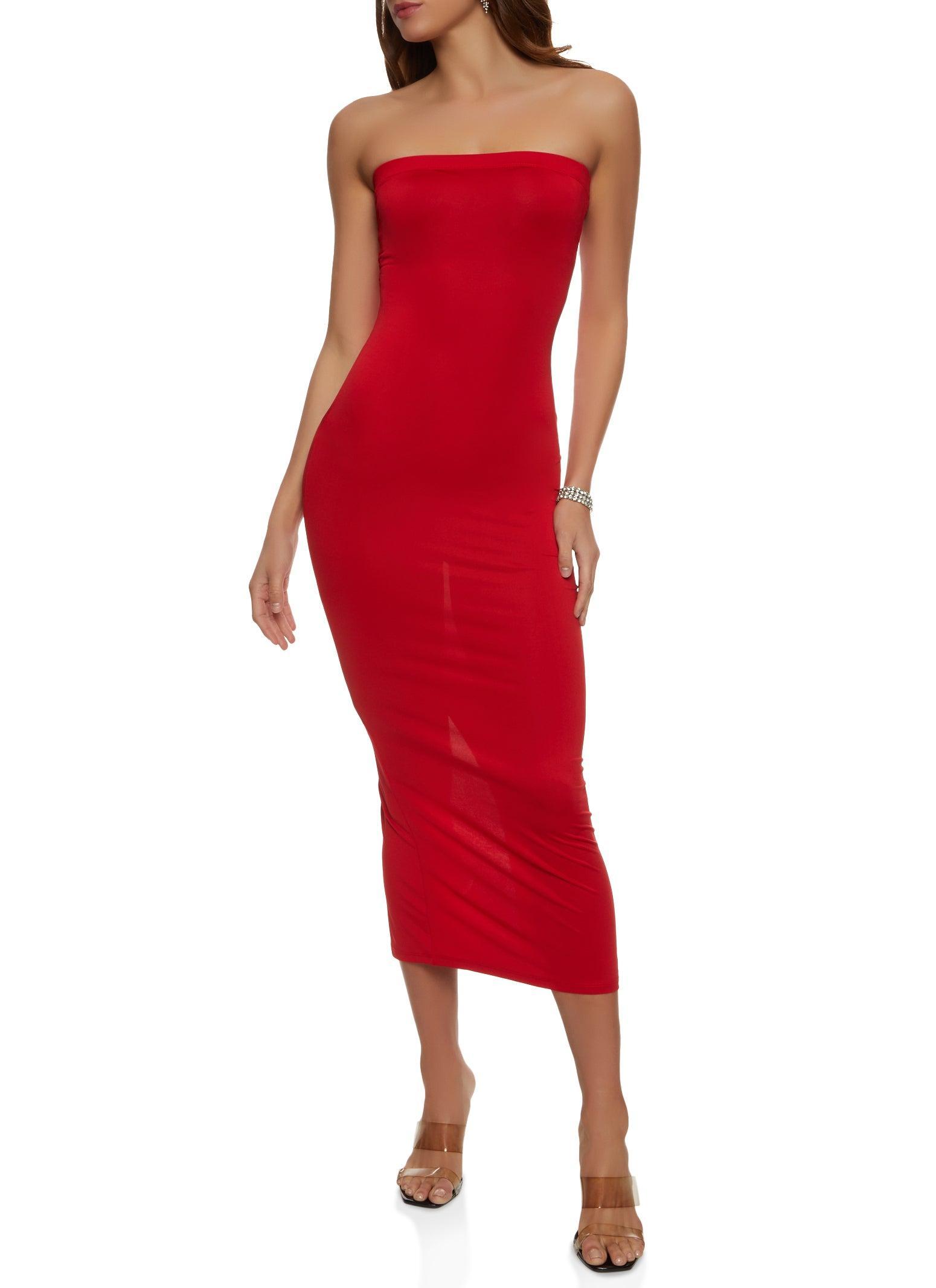 Womens Basic Maxi Tube Dress Product Image