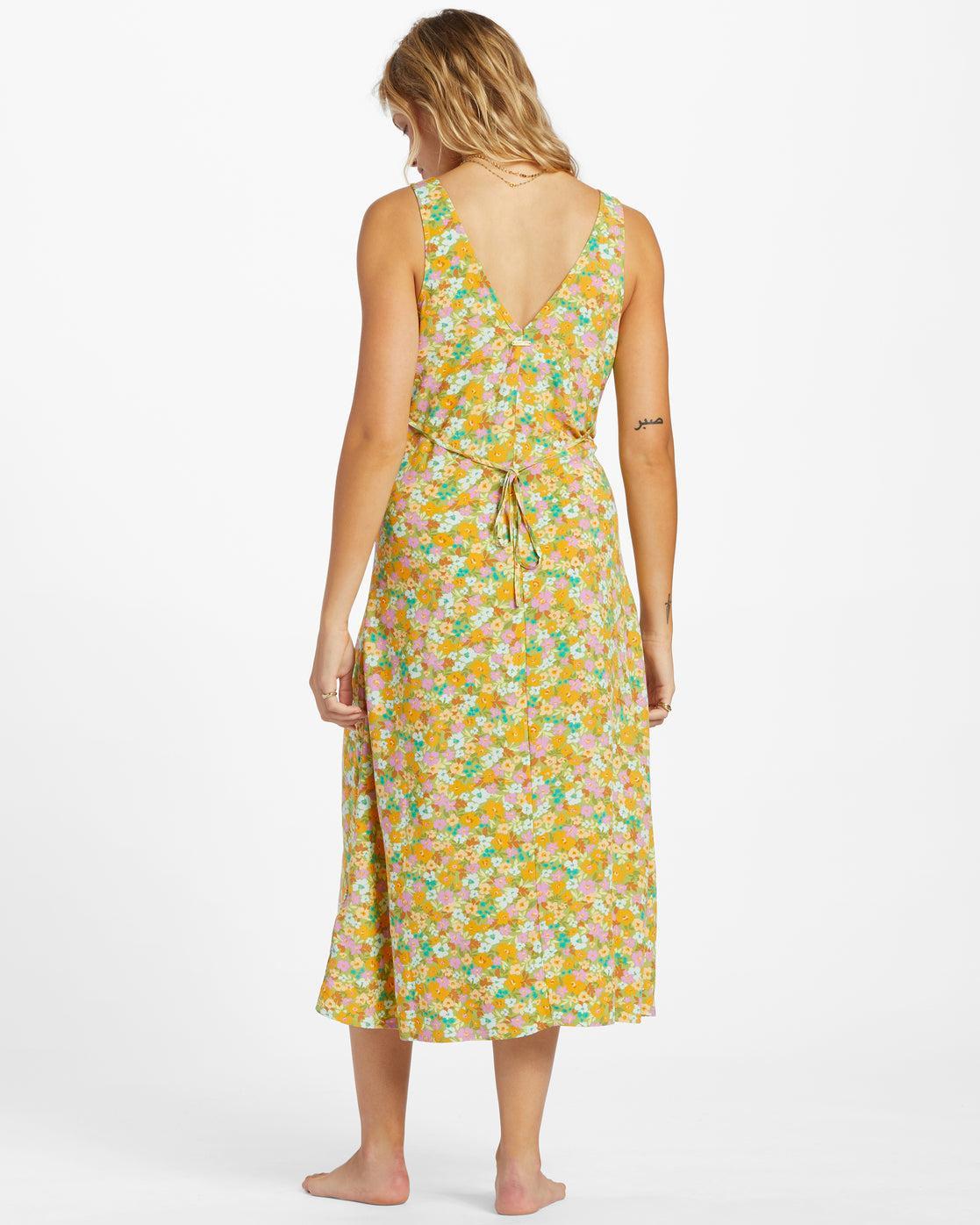 Feel The Love Midi Dress - Palm Green Female Product Image