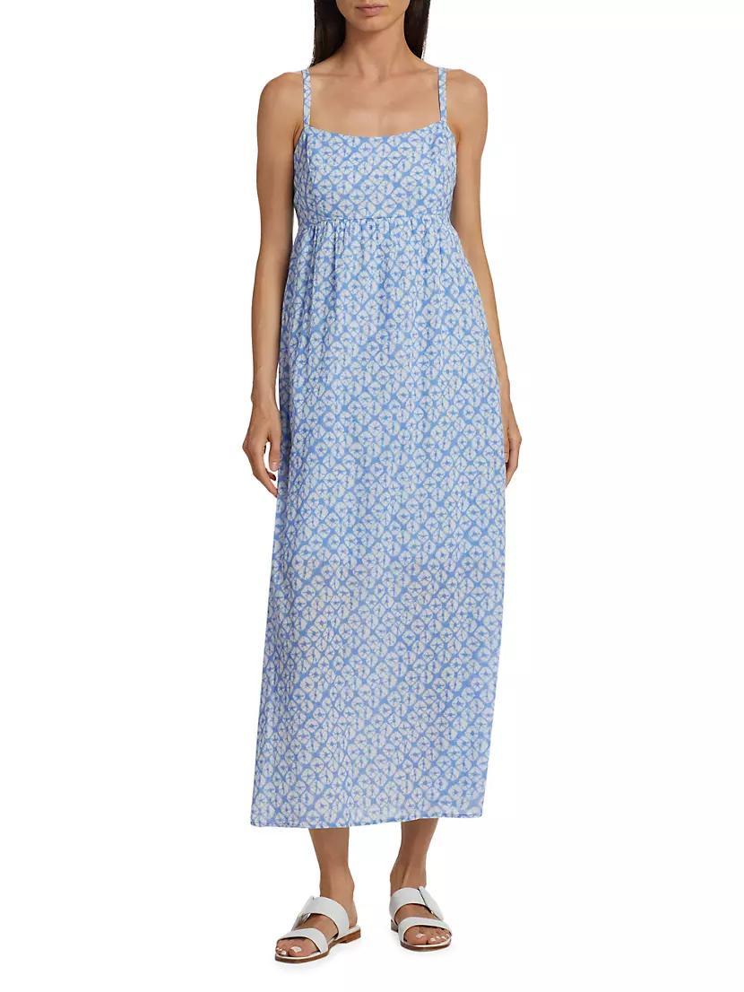 Flavia Printed Cotton Midi-Dress Product Image