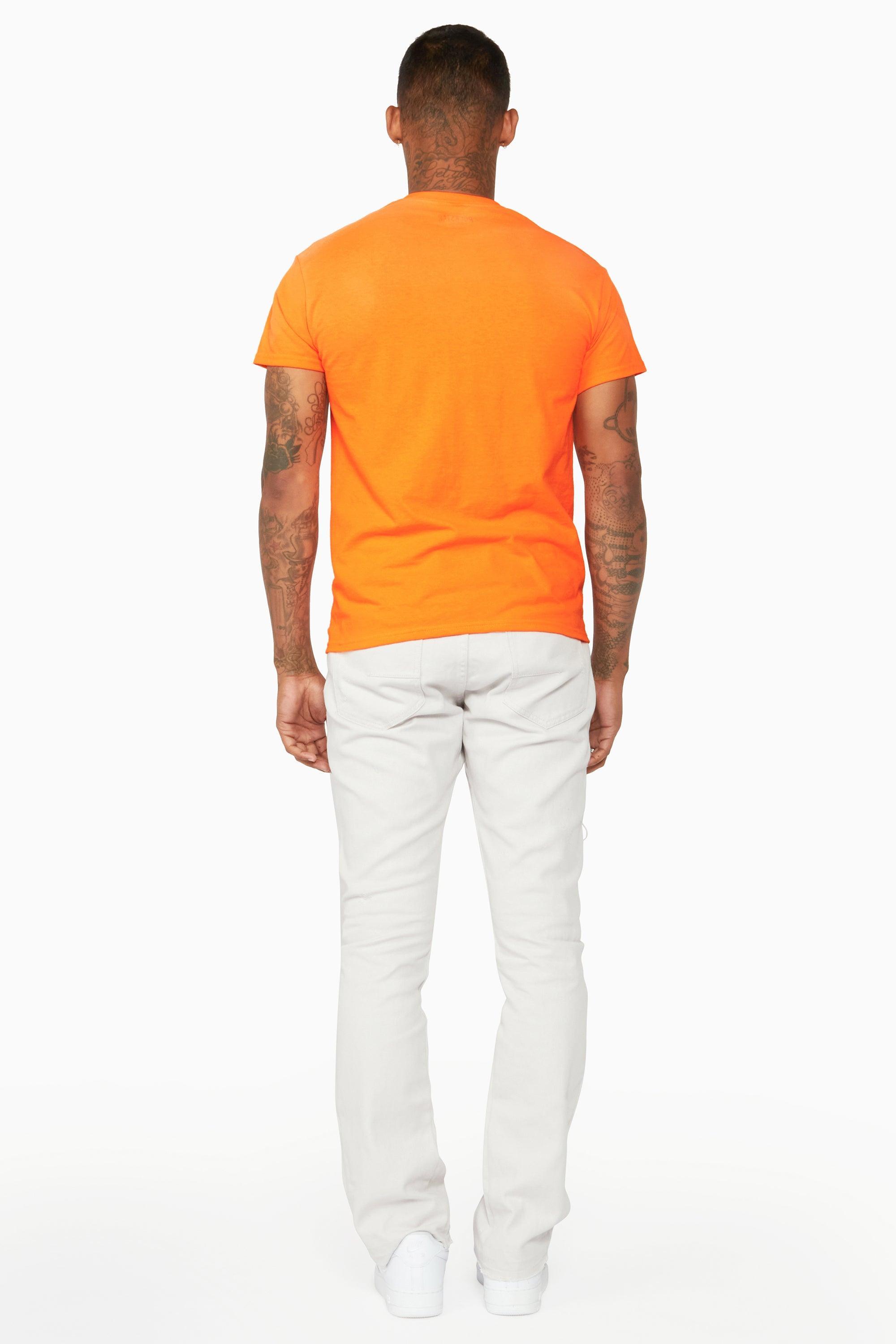 Palmer Orange Graphic T-Shirt Male Product Image