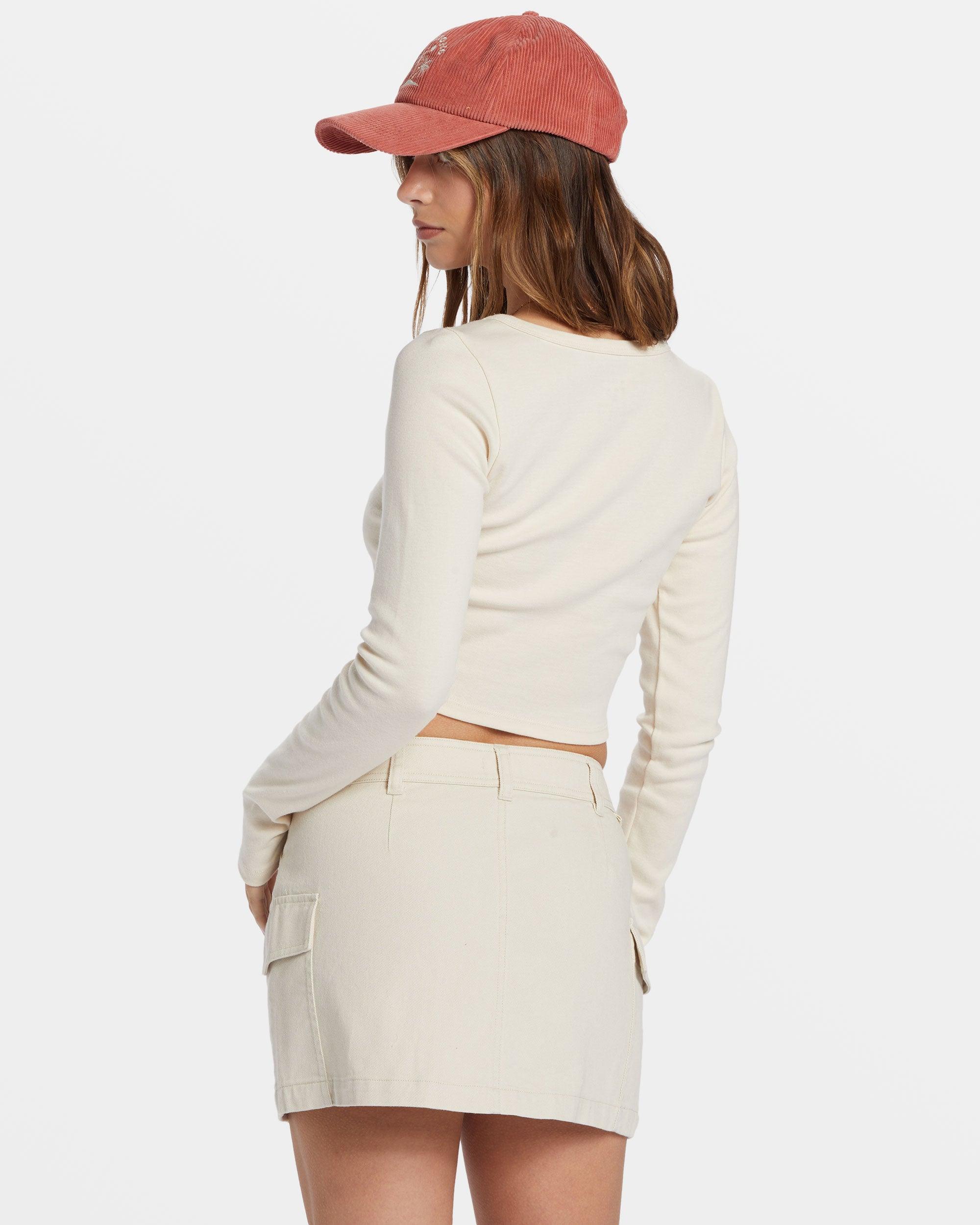 Hilary Cargo Skirt - White Cap Female Product Image