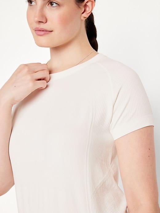 Fitted Seamless T-Shirt Product Image