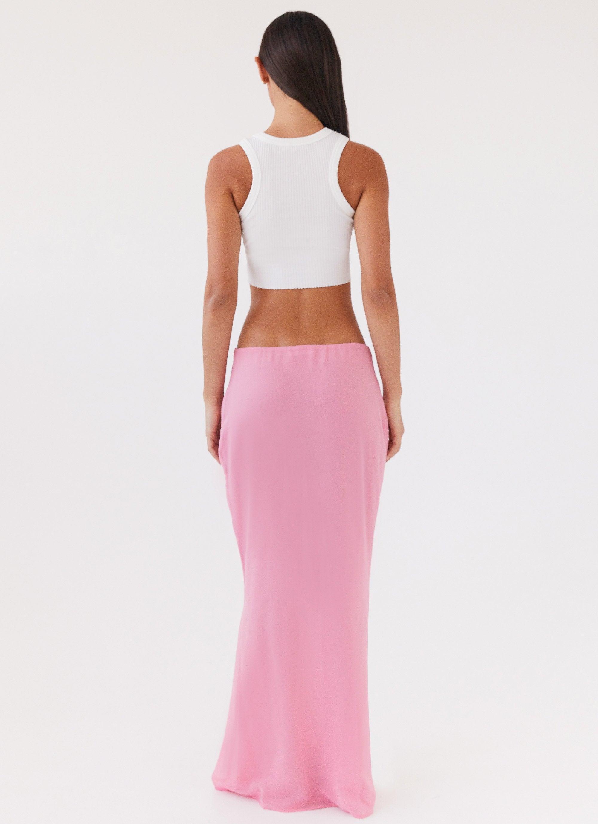 Chella Tie Up Skirt - Pink Product Image