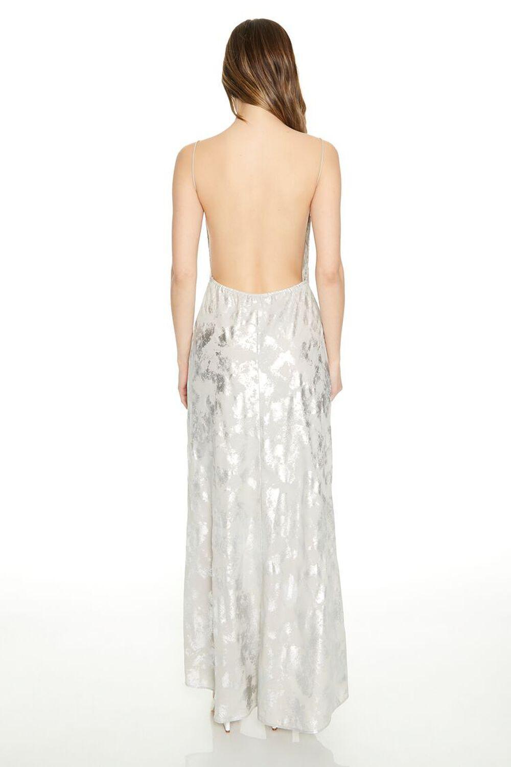 Metallic Burnout Maxi Dress | Forever 21 Product Image