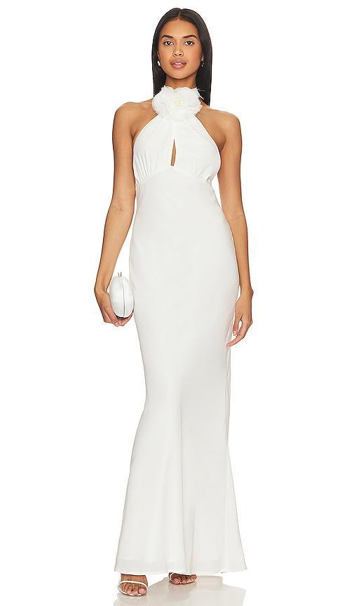 Stone Cold Fox x REVOLVE Katie Gown in Ivory. Product Image