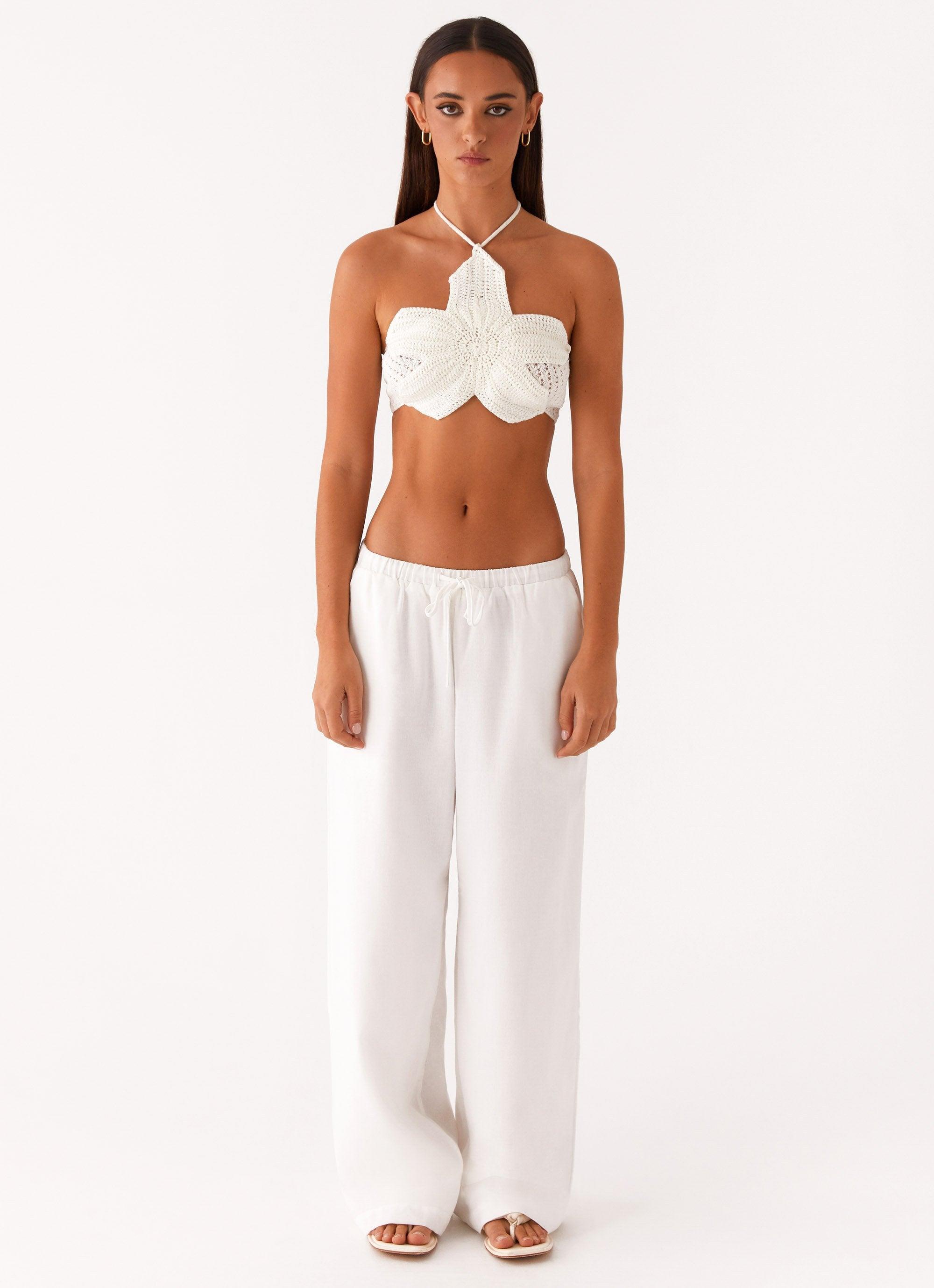 Palmilla Crochet Top - White Product Image