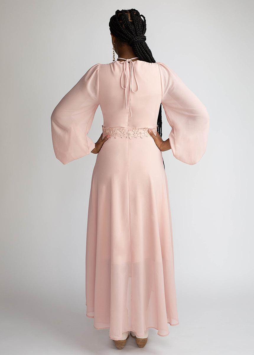 Niobe Dress in Blush Product Image