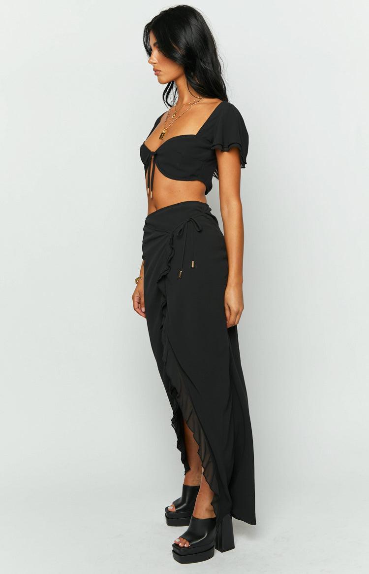 Jay Black Midi Skirt Product Image