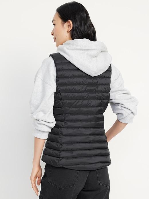 Narrow-Channel Puffer Vest Product Image