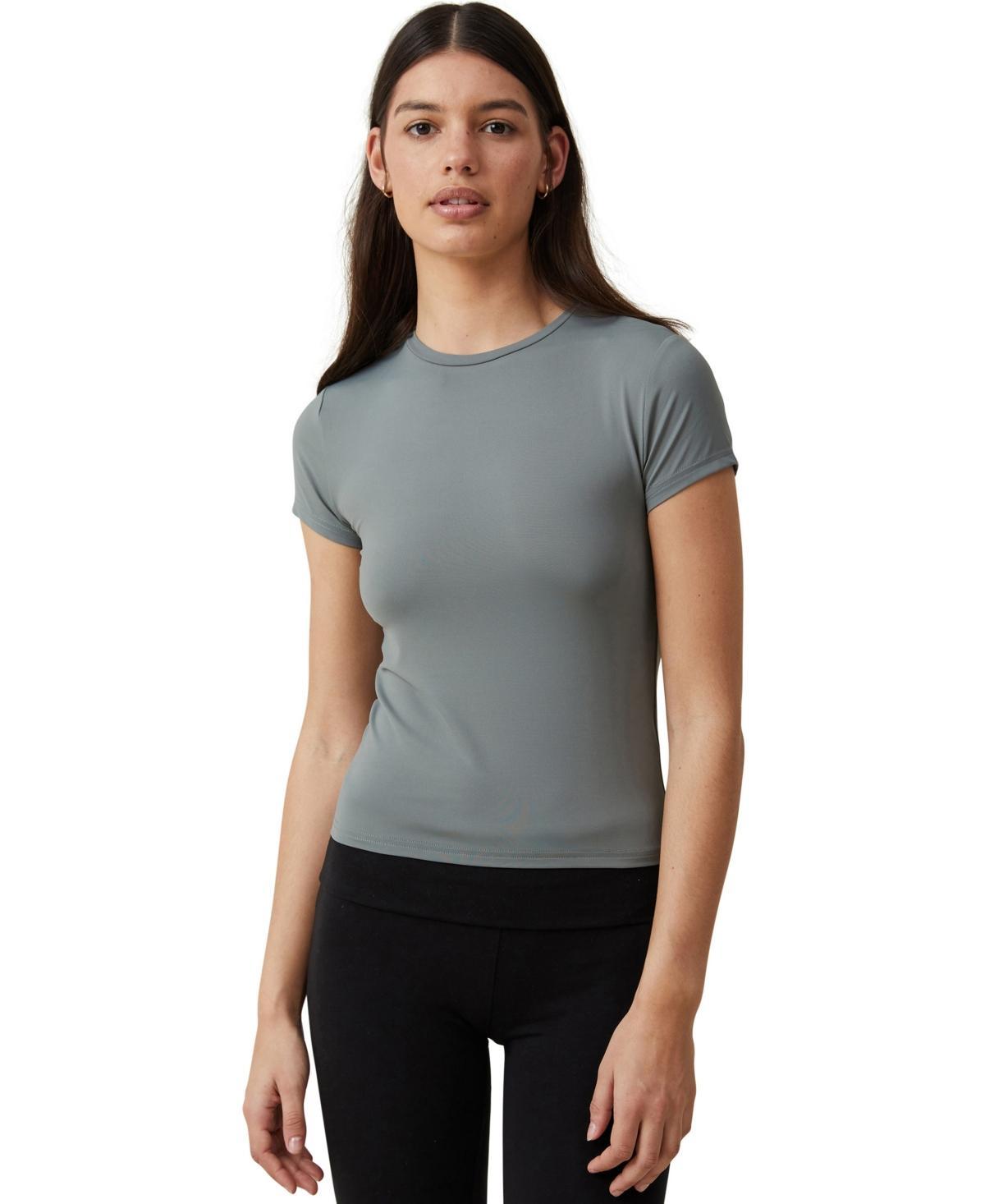 Cotton On Womens Luxe Crew Neck Short Sleeve Top Product Image