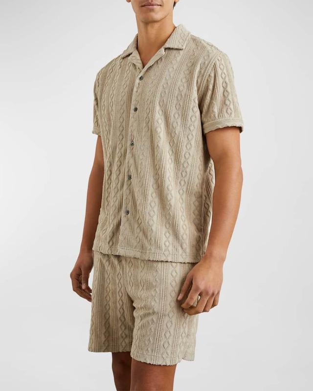 Men's Maverick Jacquard Camp Shirt Product Image