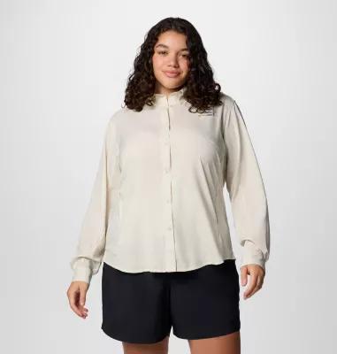 Columbia Women's PFG Tamiami II Long Sleeve Shirt - Plus Size- Product Image