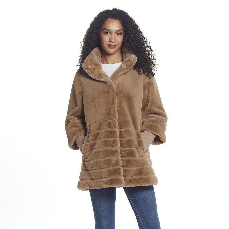 Gallery Water Resistant Faux Fur Jacket Product Image