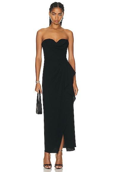 Keelan Strapless Bustier Midi Dress Product Image