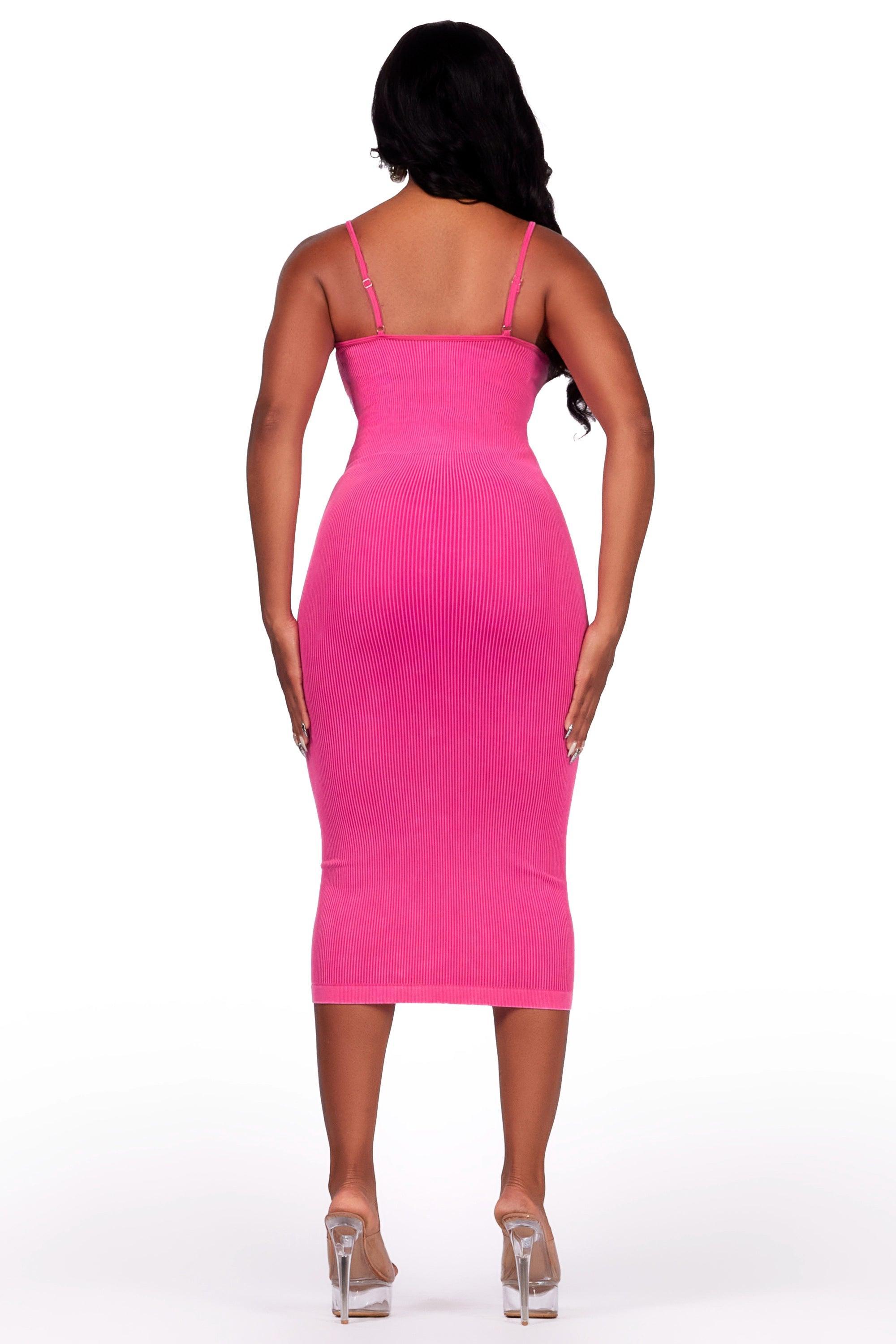 Dejour Pink Painted Midi Dress Female Product Image