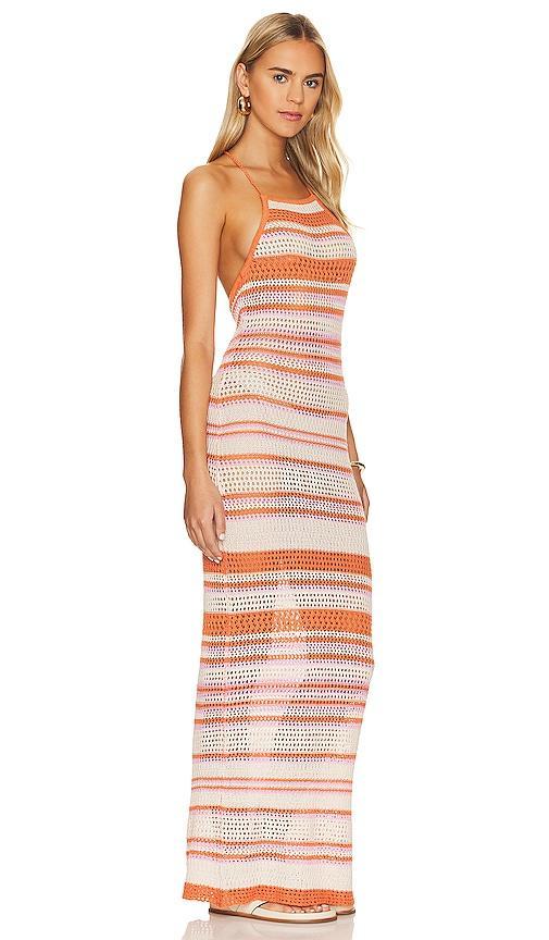 L*SPACE Allegra Midi Dress in Cream. Product Image