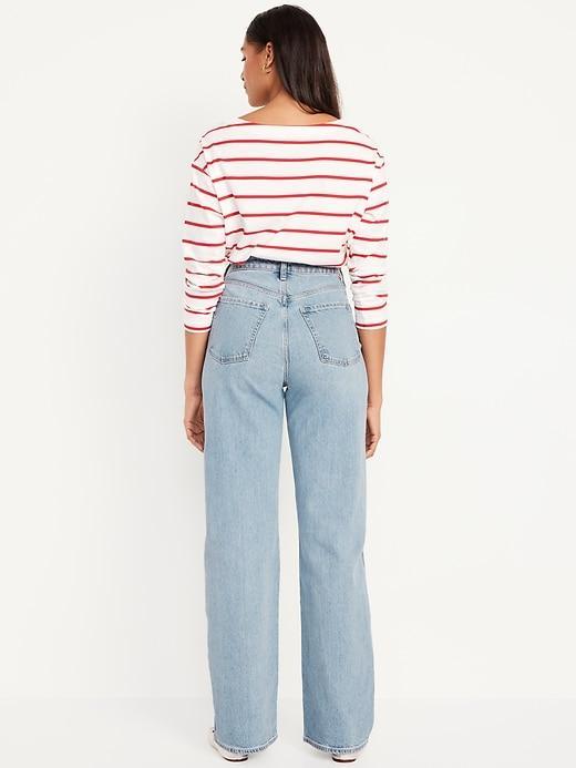 Curvy Extra High-Waisted Wide-Leg Jeans Product Image