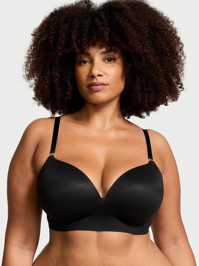 Smooth Wireless Push-Up Plunge Bra Product Image