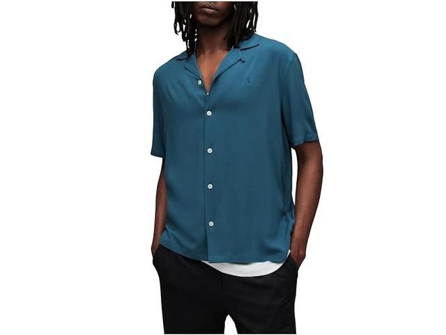 AllSaints Venice Relaxed Fit Short Sleeve Button-Up Camp Shirt Product Image