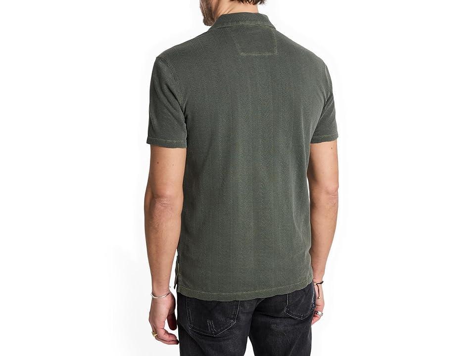 John Varvatos Zion Polo K6171F24 (Tarp Green) Men's Clothing Product Image