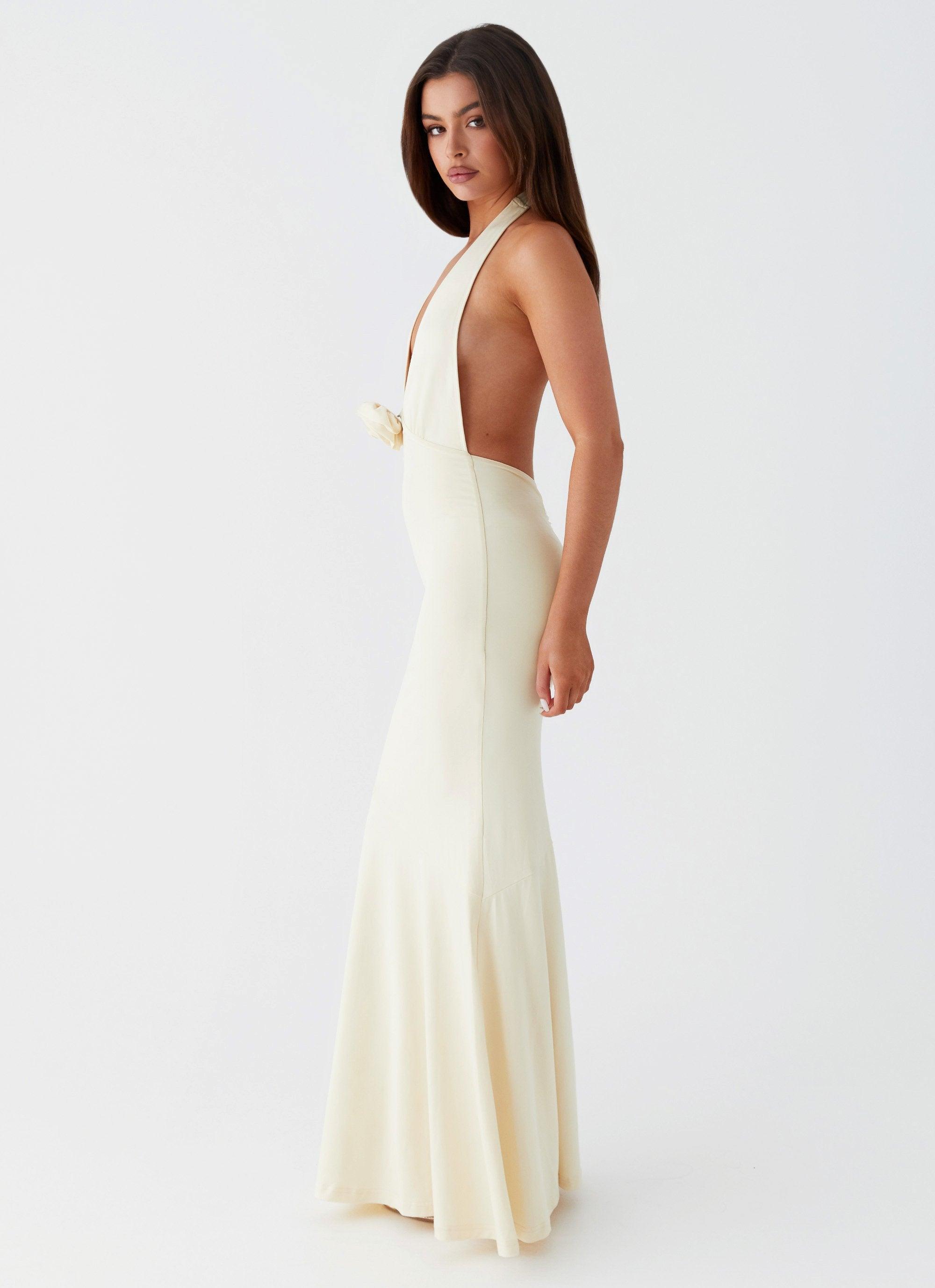 Eliza Rose Maxi Dress - Yellow Product Image