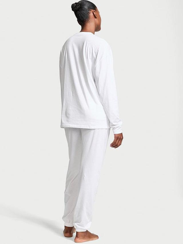 100% Cotton Long Pajama Set Product Image