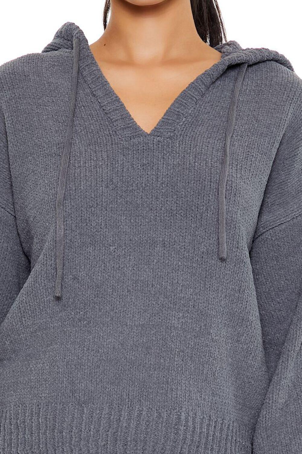 Hooded Drop-Sleeve Sweater | Forever 21 Product Image