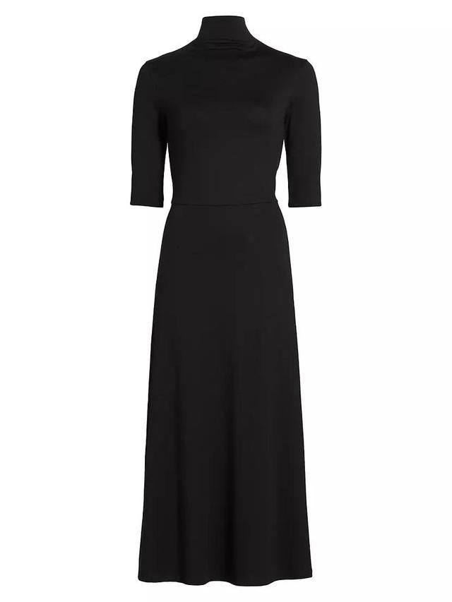 Turtleneck Knit Midi-Dress Product Image