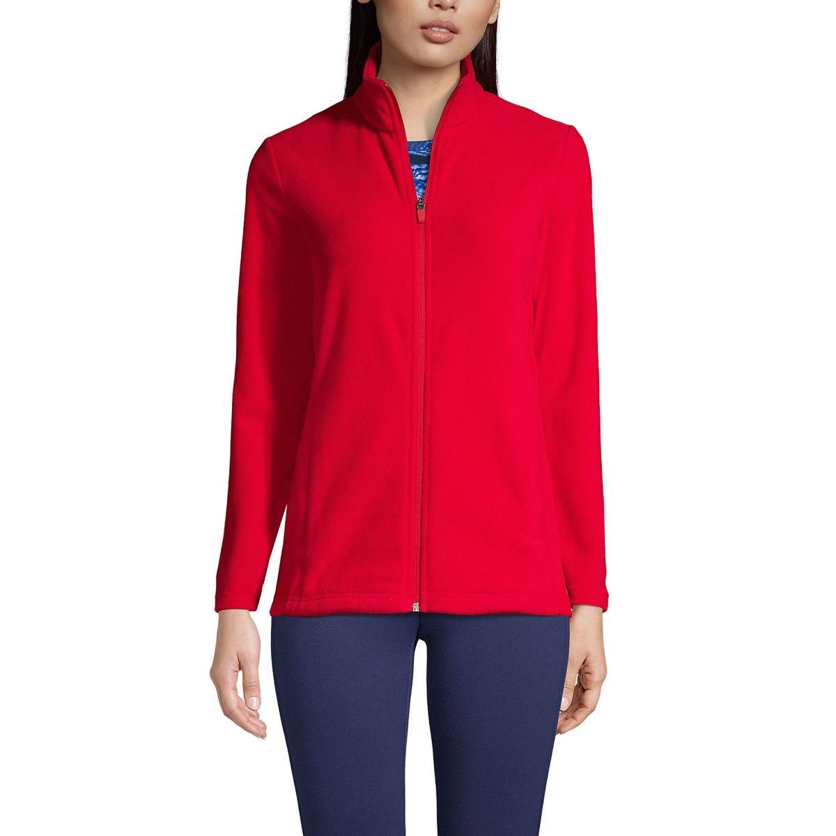 Petite Lands End Full Zip Fleece Jacket, Womens Product Image