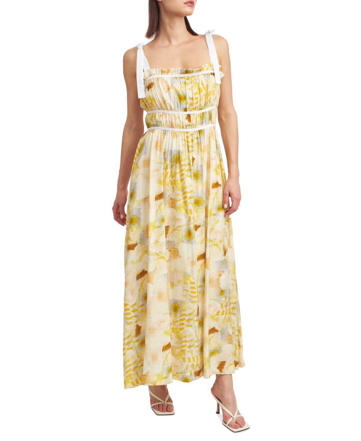 En Saison Womens Torrey Shirred Maxi Dress Product Image