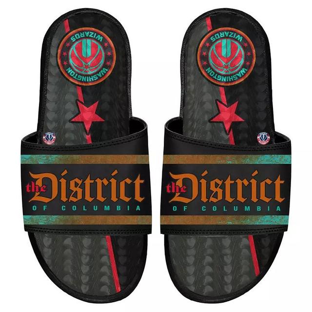 Mens ISlide Black Washington Wizards 2023/24 City Edition Gel Slide Sandals Product Image