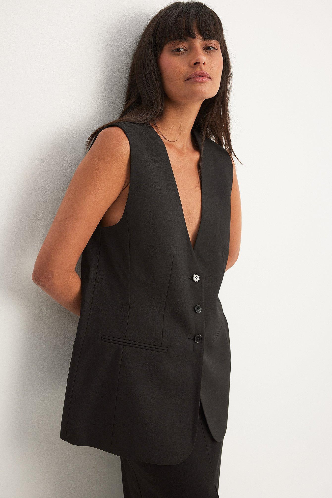 Tailored Oversized Vest Product Image