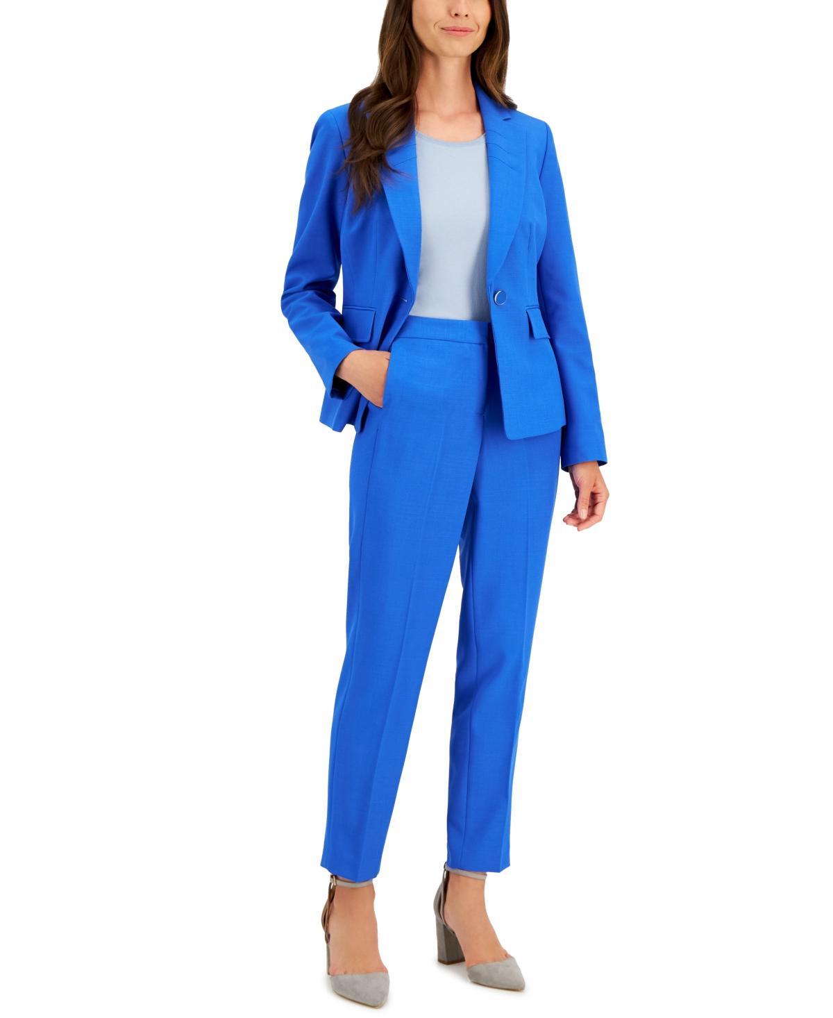 Le Suit Womens Stretch Crepe One-Button Pantsuit, Regular & Petite Sizes Product Image