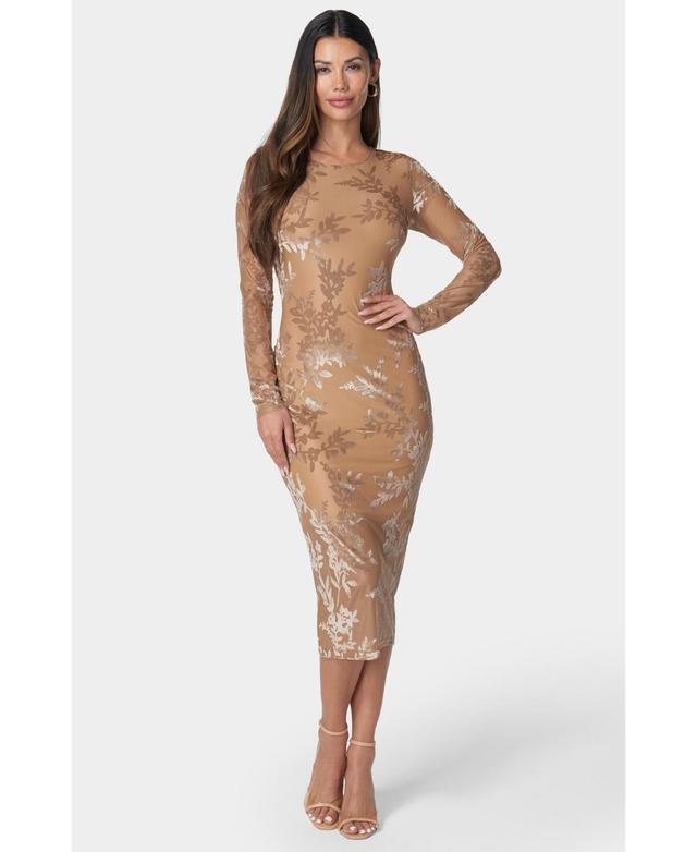 Women's Burnout Midi Dress Product Image