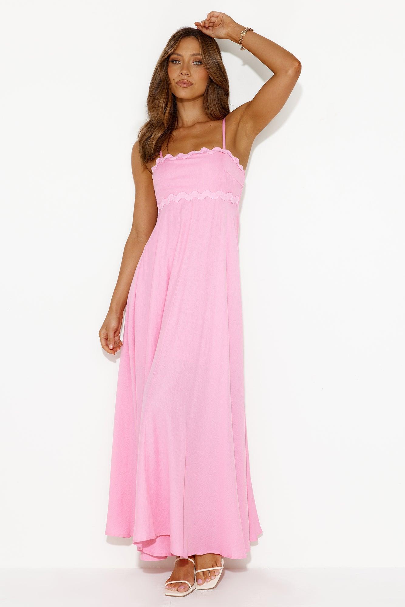 Energy For Vacays Maxi Dress Pink Product Image