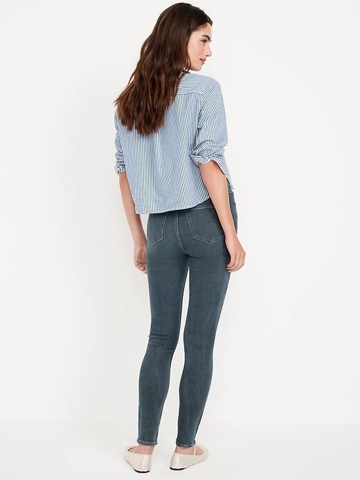 Extra High-Waisted Rockstar 360° Stretch Super-Skinny Jeans Product Image